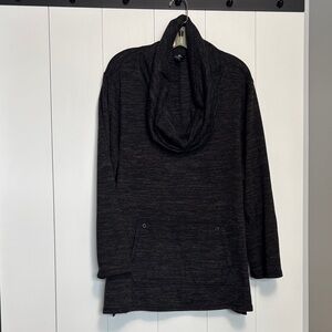 Cable & Gauge Charcoal Cowl Neck Sweater